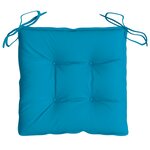 vidaXL Coussins de palette lot de 6 bleu clair 50x50x7 cm tissu oxford