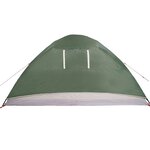vidaXL Tente familiale à dôme 6 personnes vert imperméable