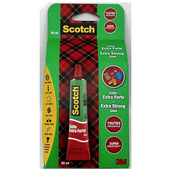 Colle en tube multi usages extra forte 30 ml x 12 scotch