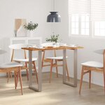 vidaXL Table à dîner 110x50x76 cm Bois d'acacia solide