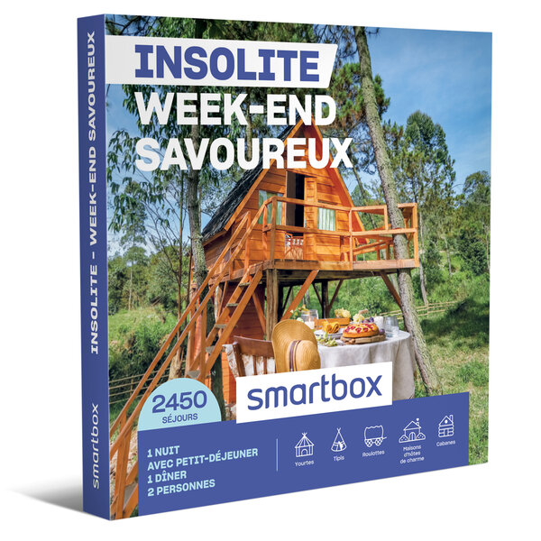 SMARTBOX - Coffret Cadeau Insolite - Week-end savoureux -  Séjour