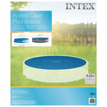 Intex Couverture solaire de piscine bleu 538 cm polyéthylène