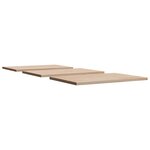 vidaXL Dessus de table 3 Pièces 80x47x2 5cm rectangulaire bois pin massif