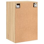 vidaXL Meubles TV muraux 2 Pièces chêne sonoma 40 5x30x60 cm