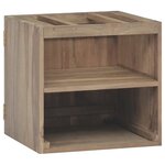 vidaXL Armoire murale de salle de bain 46x25 5x40 cm Bois teck massif