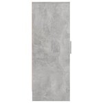 vidaXL Armoire à chaussures Gris béton 32x35x92 cm Bois d’ingénierie