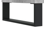 vidaXL Meuble TV gris béton 102x36x50 cm bois d'ingénierie
