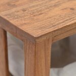 vidaXL Table console Bois de récupération massif 69x28x70 cm