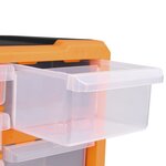 vidaXL Organisateurs multi-tiroirs avec 12 tiroirs 2 Pièces 26 5x16x26 cm