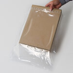 Lot de 100 sachets plastiques à fermeture zip 350x450mm standard 50µ