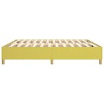 vidaXL Cadre de lit Vert 200x200 cm Tissu