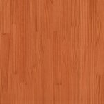 vidaXL Lit de jour sans matelas cire marron 90x190 cm bois pin massif