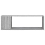 vidaXL Meuble TV Sonoma gris 100x24x32 cm Bois d'ingénierie