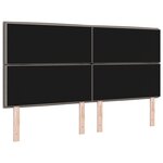 vidaXL Tête de lit Stylée Taupe 180 cm Tissu
