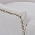 vidaXL Chaises à manger lot de 6 gris crème tissu