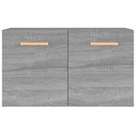 vidaXL Armoire murale Sonoma gris 60x36 5x35 cm Bois d'ingénierie