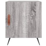 vidaXL Tables de chevet 2 Pièces sonoma gris 40x40x50cm bois d'ingénierie