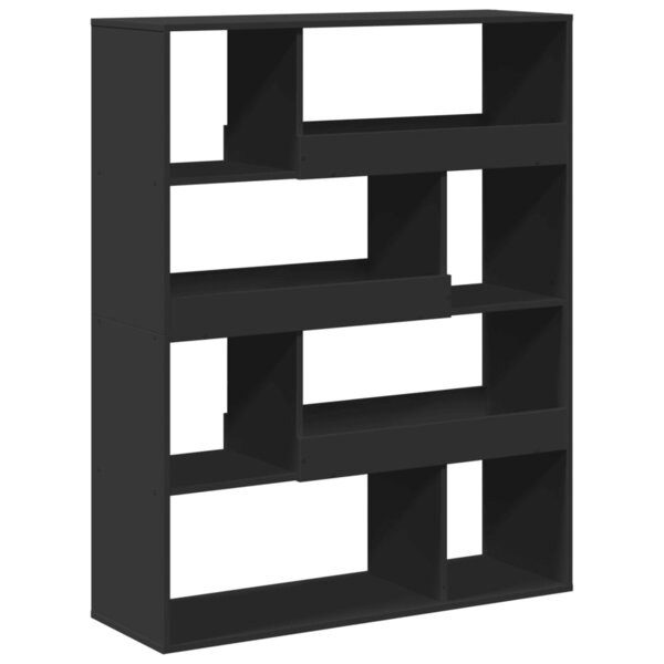 vidaXL Bibliothèque noir 100x33x125 5 cm bois d'ingénierie