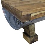 vidaXL Table basse Bois de récupération massif 90x50x35 cm