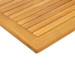 vidaXL Plateau de table 100x50x2 2 cm en bois massif d'acacia