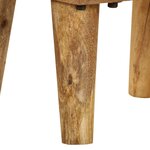 vidaXL Table de chevet Bois de manguier massif 40 x 30 x 59 5 cm