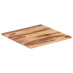 vidaXL Dessus de table bois massif d'acacia 25-27 mm 80x80 cm