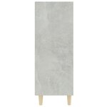 vidaXL Buffet Gris béton 69 5x32 5x90 cm Bois d'ingénierie
