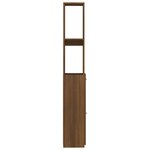 vidaXL Armoire de bain chêne marron 25x26 5x170 cm bois d'ingénierie