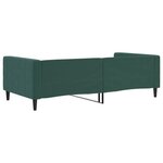 vidaXL Lit de repos sans matelas vert foncé 100x200 cm velours