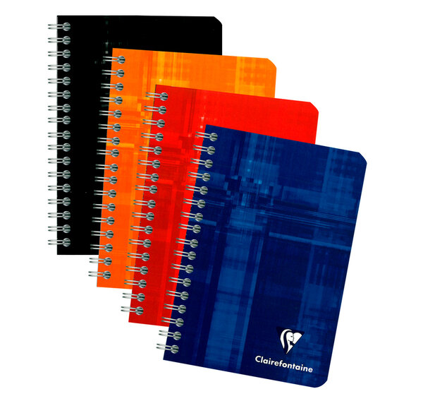 Carnet reliure intégrale 9,5x14 180p ligné CLAIREFONTAINE