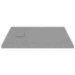 vidaXL Receveur de douche SMC Gris 90x80 cm