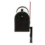 Us mailbox boite aux lettres design américain noir montage au mur poste