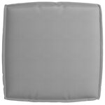 vidaXL Coussin de Palette pour Siège Gris 60x60x12 cm Tissu Oxford