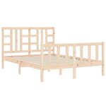 vidaXL Cadre de lit sans matelas 160x200 cm bois massif de pin