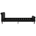 vidaXL Cadre de lit Noir Velours 100 x 200 cm