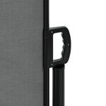 vidaXL Auvent latéral rétractable anthracite 140x600 cm