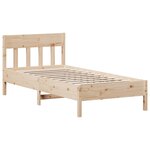 vidaXL Cadre de lit sans matelas 90x190 cm bois de pin massif
