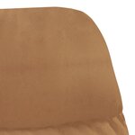 vidaXL Chaise de relaxation Taupe Similicuir daim