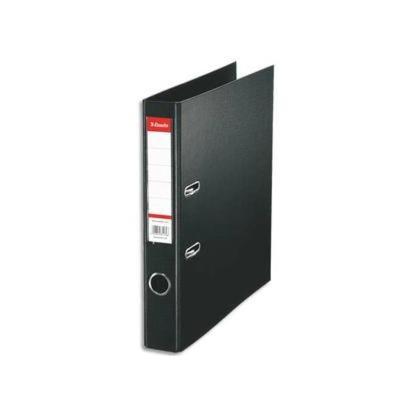 Classeur à Levier Plastique Standard A4 Dos 50 mm Noir ESSELTE