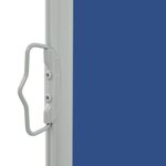 vidaXL Auvent latéral rétractable de patio 80x300 cm Bleu