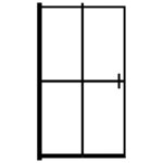vidaXL Cabine de douche pliable ESG 80x140 cm Noir