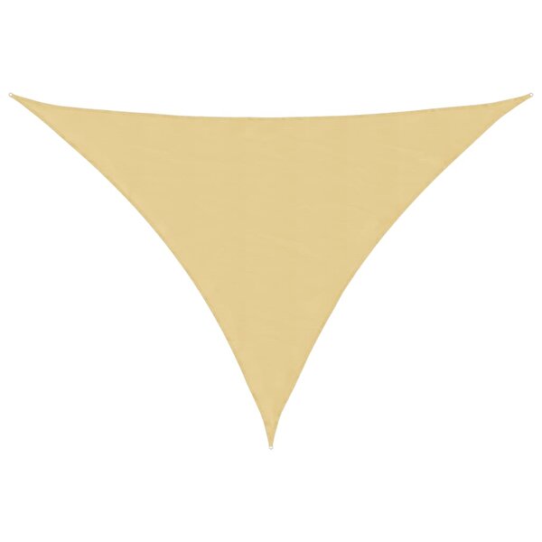 vidaXL Voile d'ombrage sable 4x4x5 8 m 100   polyester oxford