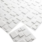 WallArt Panneaux muraux 3D Squares 12 Pièces GA-WA09
