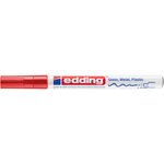 Marqueur Peinture Brillante 751 Rouge Pointe Ronde 1-2 mm x 5 EDDING
