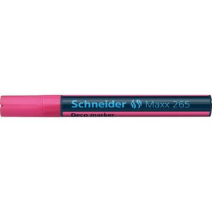 Marqueur à craie Maxx 265 Pointe Ogive 2-3 mm rose x 10 SCHNEIDER
