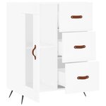 vidaXL Buffet blanc 69 5x34x90 cm bois d'ingénierie