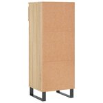 vidaXL Armoire à chaussures Chêne sonoma 40x36x105cm Bois d'ingénierie