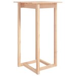 vidaXL Ensemble de bar 3 Pièces Bois de pin massif