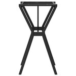 vidaXL Pieds de table à manger cadre en Y 60x40x73 cm acier