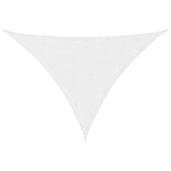 vidaXL Voile de parasol tissu oxford triangulaire 5x5x6 m blanc
